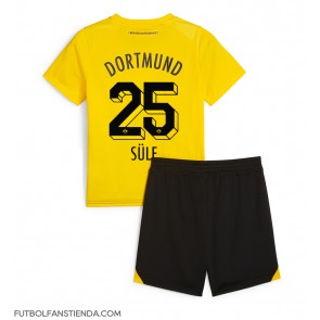 Borussia Dortmund Niklas Sule #25 Primera Equipación Niños 2023-24 Manga Corta (+ Pantalones cortos)